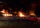 Arnavutköy’de fabrika yangını