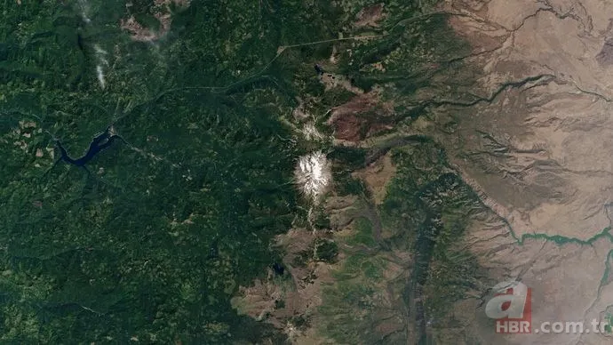 NASA Raikoke volkan patlamasını uzaydan görüntüledi 18