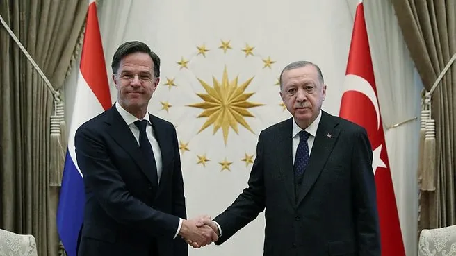 Başkan Erdoğan Hollanda Başbakanı Mark Rutte ile görüştü