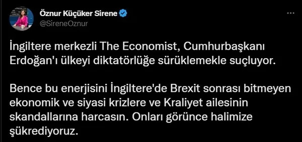 Batı’nın tetikçileri devrede! The Economist’in Başkan Erdoğan’ı hedef alan skandal manşetine tepkiler çığ gibi! Türkiye’den yanıt gecikmedi: Cehalet dolu sahte gazetecilik