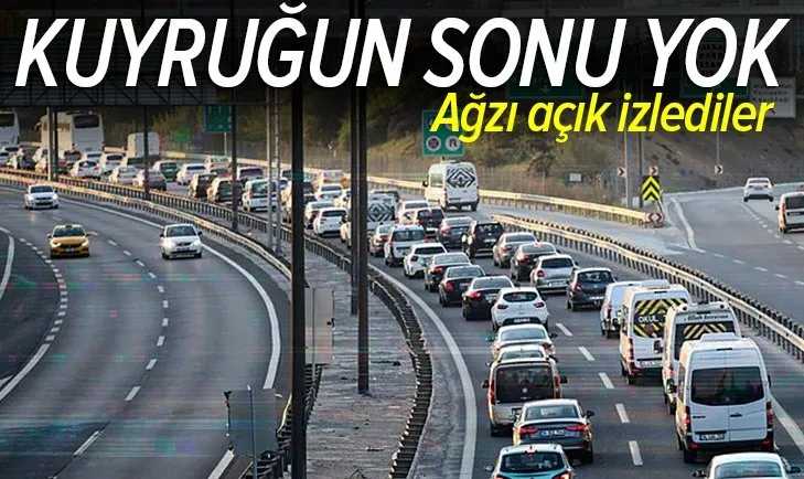 İstanbul'da tam kapanma öncesinde şehir dışına çıkmak isteyenler nedeniyle trafik yoğunlaştı