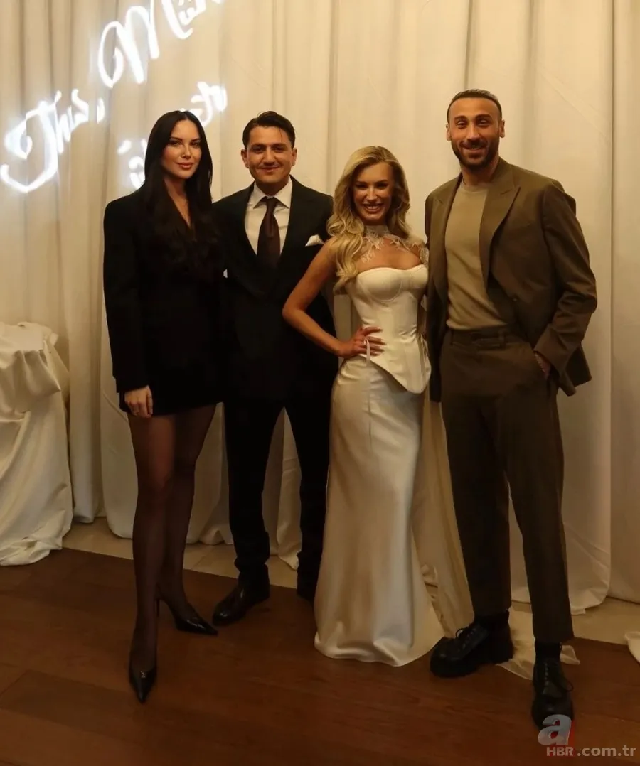 Futbol dünyasını buluşturan nişan! Cengiz Ünder yüzüğü taktı 6