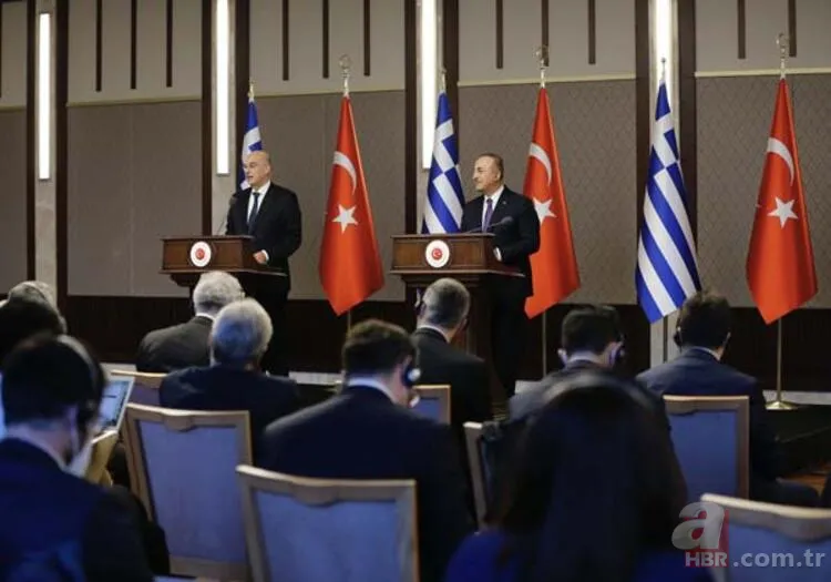 Dışişleri Bakanı Mevlüt Çavuşoğlu ve Yunan Mevkidaşı Nikos Dendias'ı manşetten verdiler! Yunan medyasında skandal ifadeler 4