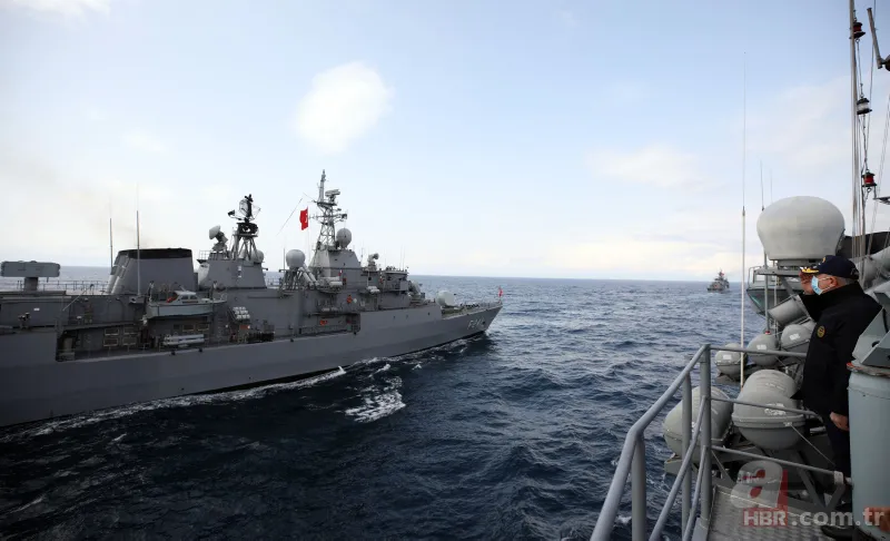 'Mavi Vatan 2021 Tatbikatı'ndan nefes kesen kareler! 87 gemi 27 uçak ve 20 helikopter ile İHA'lar katılıyor 17