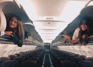 Hosteslerin paylaşımı sosyal medyayı salladı! Yolcuları indirdikten sonra öyle bir şey yapıyorlar ki...