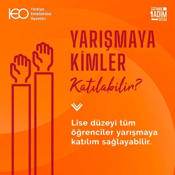 iki-kisilik-takimini-kur-turkiye-entelektuel-oyunlari-liseler-arasi-bilgi-yarismasi-nisan-ayinda-basliyor-iste-1704390402340.jpg İki kişilik takımını kur! Türkiye Entelektüel Oyunları “Liseler Arası Bilgi Yarışması” nisan ayında başlıyor | İşte başvuru şartları ve tarihleri... - 1