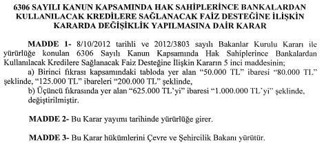Son dakika: Başkan Erdoğan imzaladı! Kentsel dönüşümde büyük kolaylık! Kredi limitleri yüzde 60 yükseltildi