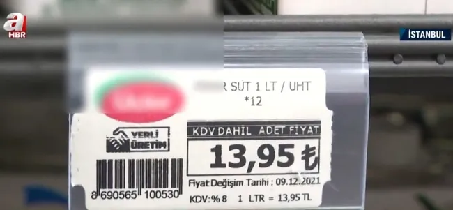 Süt fiyatında fahiş artış! Üreticide 5 lira, markette 16 lira internetteyse 29 lira