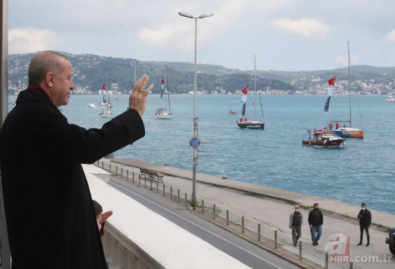 İstanbul'un fethinin 567. yılı dönümü! Gençler ve Milli sporcular Başkan Erdoğan'ı selamladı 10