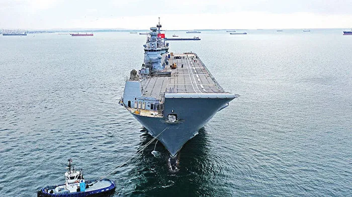 Son dakika: Donanmamızın gücüne güç katacak! Türkiye'nin en büyük askeri gemisi TCG Anadolu göreve hazırlanıyor - 2