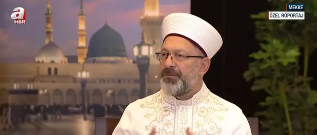 diyanet-isleri-baskani-ali-erbas-a-haberde-1748603840471.jpeg Ekran görüntüsü / A Haber