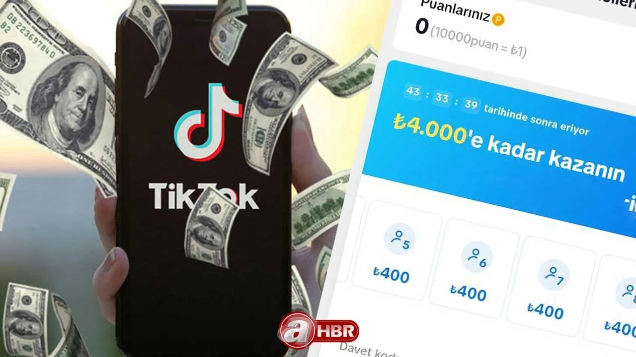 TİKTOK para kazanmanın yolunu açtı! 4000 TL trink hesabınıza yatacak! Tek yapmanız gereken...