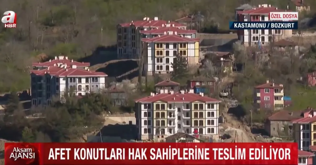 Sinop ve Kastamonu'da yaralar sarıldı! Afet konutları hak sahiplerine teslim ediliyor
