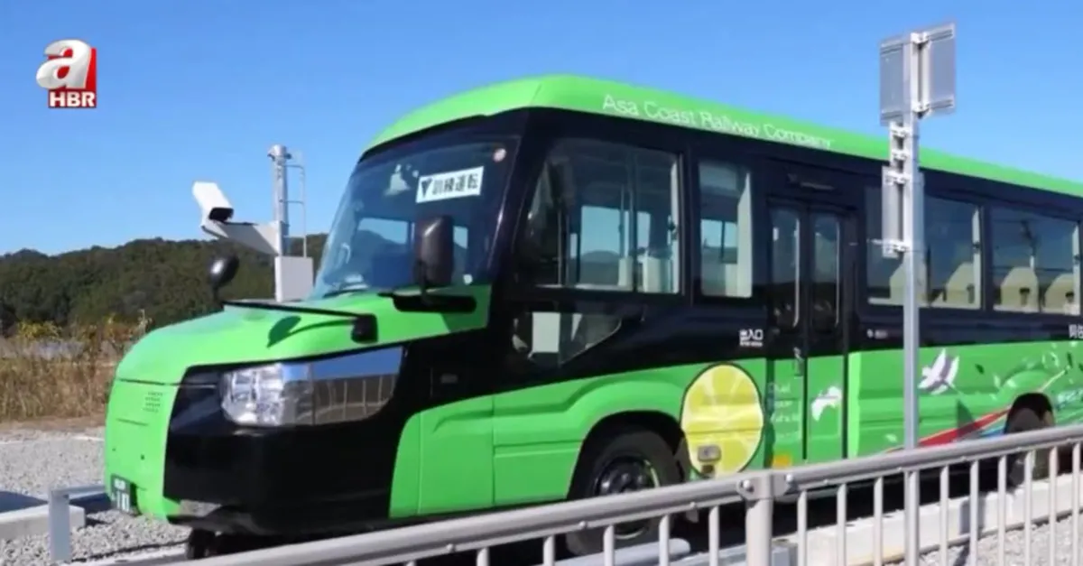 Asfaltta otobüs, rayda tren!