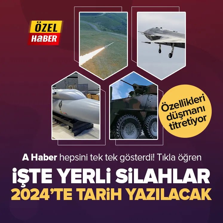İşte yerli silahlar! Yok böyle özelllik