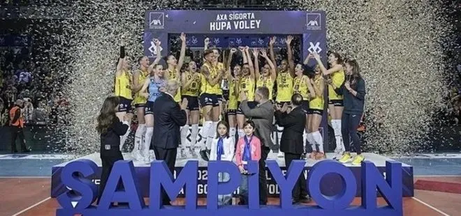Kadınlar Kupa Voley finalinde Fenerbahçe Opet şampiyon oldu