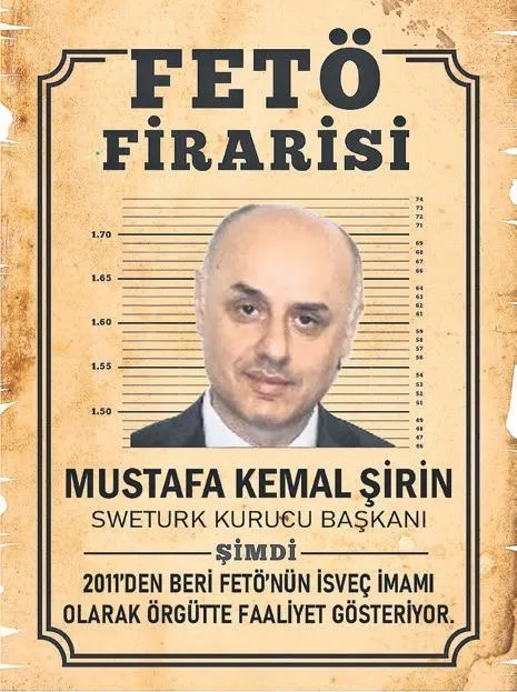 FETÖ imamı Mustafa Kemal Şirin’i Putin kovdu İsveç kucak açtı!