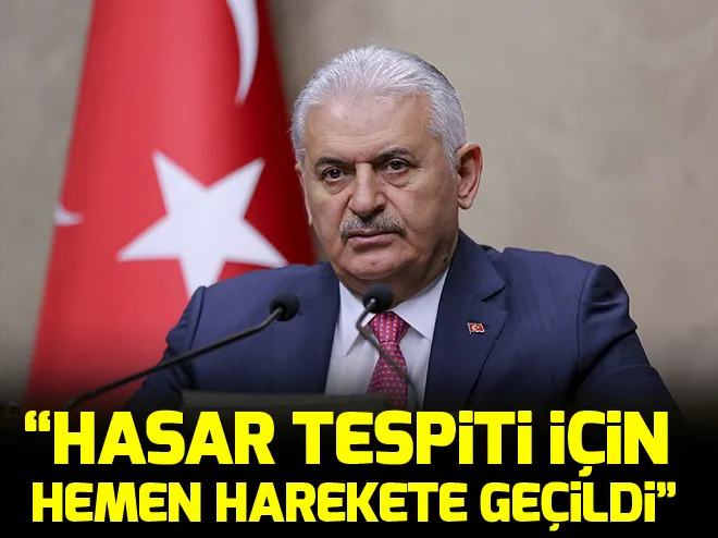 Başbakan Yıldırımdan Adıyamandkia depremle ilgili açıklama