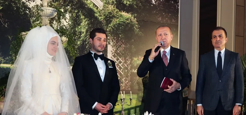 Başkan Erdoğan nikah şahidi oldu