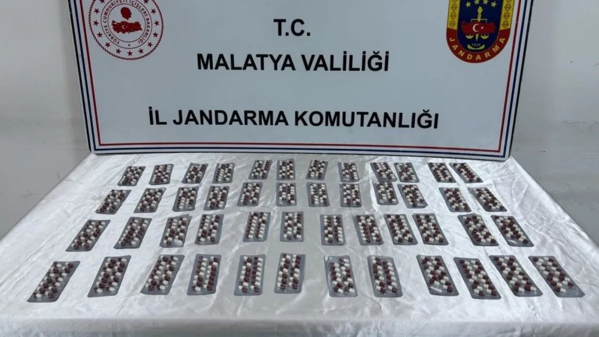 Malatya'da uyuşturucu operasyonu! 661 adet sentetik ecza hapı ele geçirildi