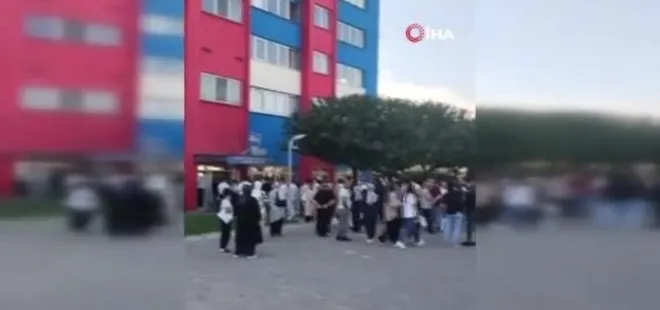 Karabük'te KPSS heyecanı kamerada