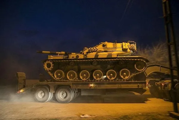 Suriye sınırına tank sevkiyatı - 1