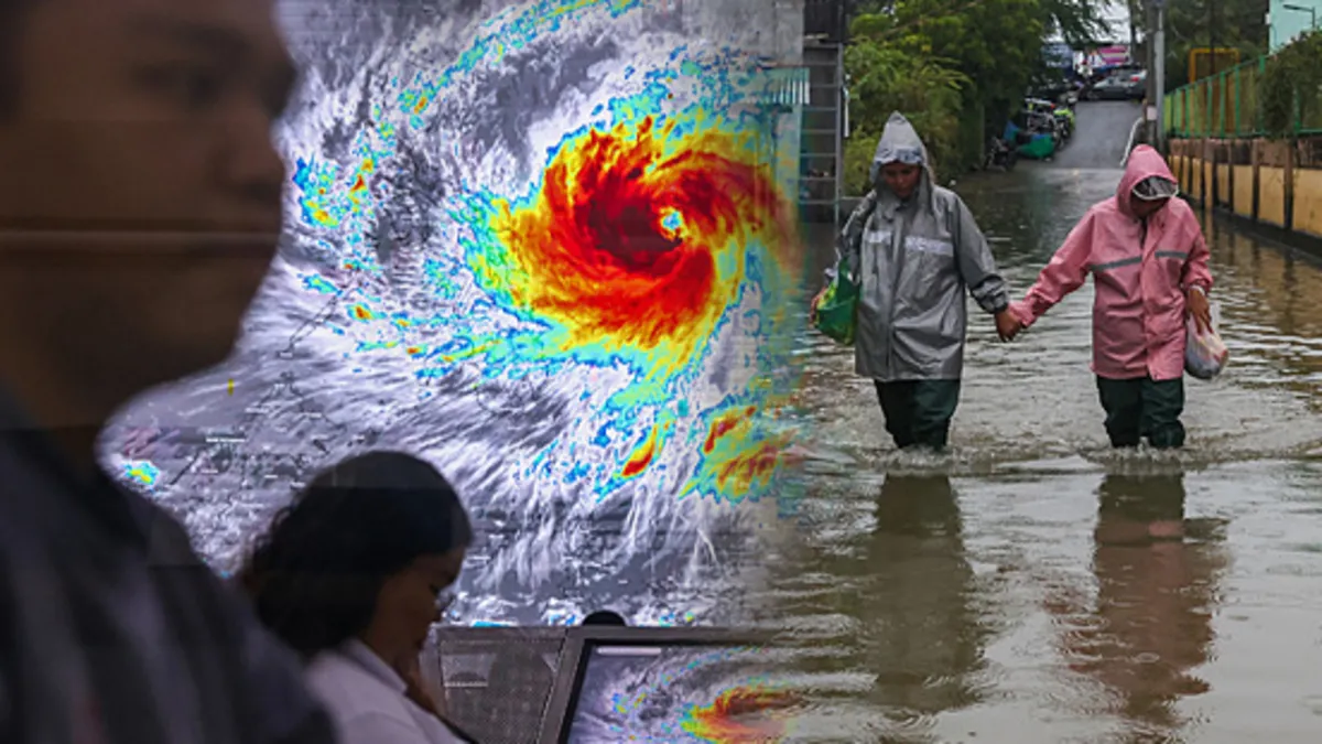 Fung-wong dehşeti! Filipinler'de en az 2 ölü var | 1 milyon kişi tahliye edildi