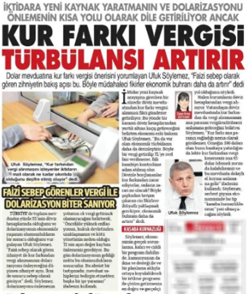 Hazine ve Maliye Bakanlığı'ndan "kur farkı vergisi" açıklaması! - 1