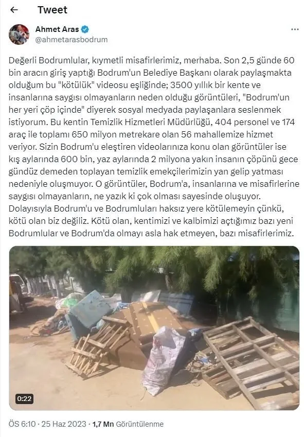 Tatilcileri hedef alan CHP’li Bodrum Belediye Başkanı Aras’ın algısı boşa çıktı! İşte gerçekler - 4