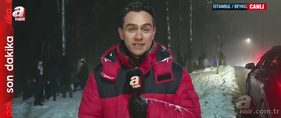 İstanbul’da yoğun kar! A Haber yağışın etkili olduğu ilçelerde 10