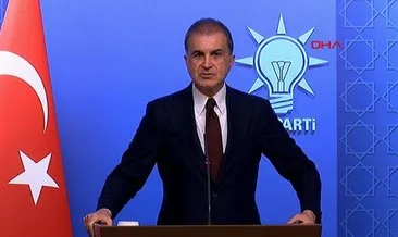 AK Parti Sözcüsü Ömer Çelik: Kaybeden tek bir vatandaşımız yok hepsinin oyuna talibiz