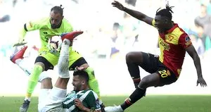 Bursaspor ile Göztepe berabere kaldı