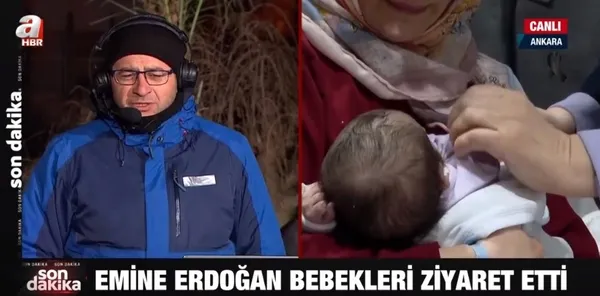 Emine Erdoğan’dan Ankara’ya getirilen depremzede bebeklere ziyaret: Devletimizin emin ellerindeler