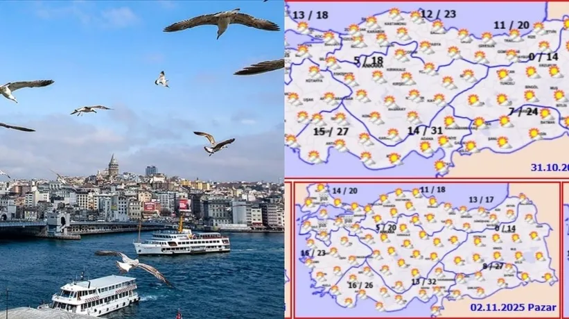 Sonbahar yazı aratmıyor! Yağışsız günler başladı: Pastırma sıcaklıkları ne kadar sürecek? 31 Ekim hava durumu