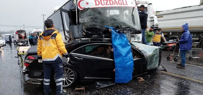 Son dakika: Tekirdağ’da korkunç kaza! Servis midibüsü ile otomobil çarpıştı: Karı koca öldü, 15 yaralı