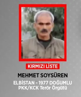 PKK'nın elebaşlarından Mehmet Soysüren etkisiz hale getirildi - 1