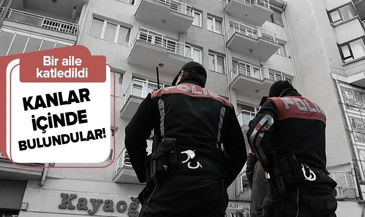 Anne ile baba 4 yaşındaki çocuklarıyla birlikte katledildi