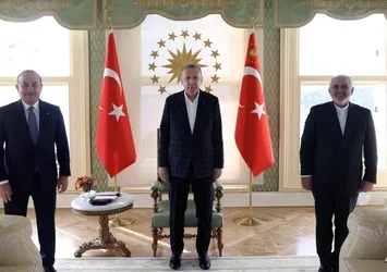 Son dakika: Başkan Erdoğan İran Dışişleri Bakanı Cevat Zarif'i kabul etti