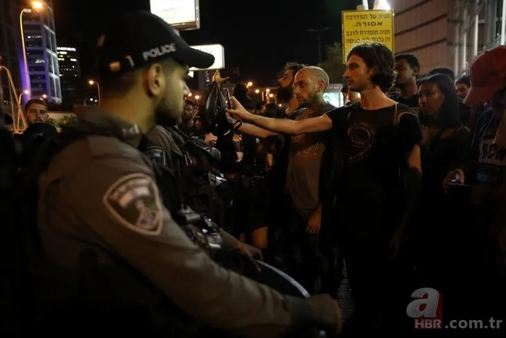 İsrail'de polis şiddeti! Göstericileri yerlerde sürüklediler