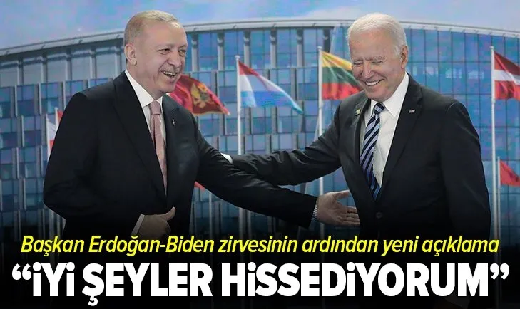 Son dakika: Başkan Erdoğan-Biden görüşmesi! ABD Başkanı: Toplantımızla ilgili iyi şeyler hissediyorum