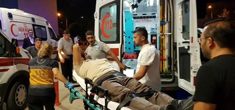 Bursa'da feci kaza! İki otomobil kafa kafaya çarpıştı