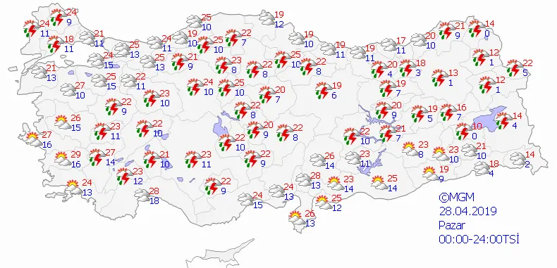 Meteoroloji'den son dakika uyarısı! Bugün İstanbul'da hava nasıl olacak? 25 Nisan 2019 hava durumu - 5