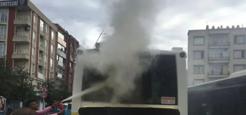 Bu kez adres Gaziosmanpaşa! İETT otobüsünde yangın çıktı