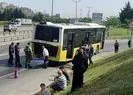 Büyük panik: İETT otobüsü alev aldı!