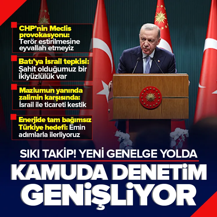 Başkan Erdoğan Kabine’nin ardından konuştu