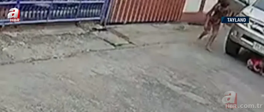 Mucize kurtuluş! Çocuğu göremeyince aracıyla üstünden geçti 6