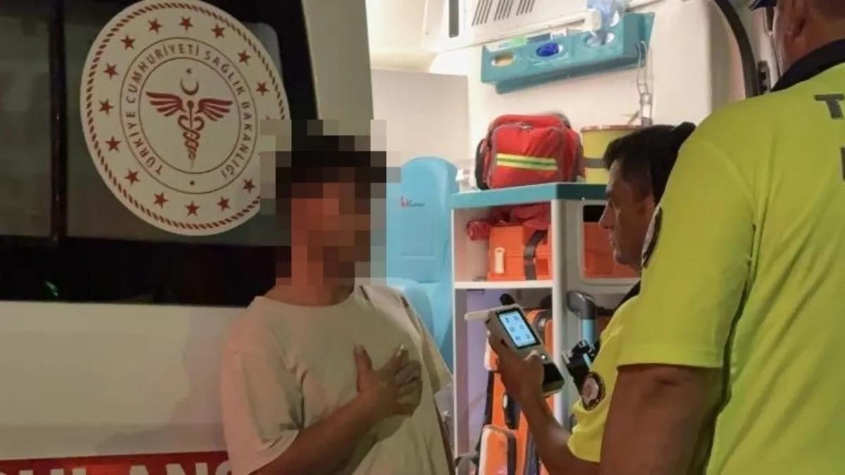 Kayseri'de sürücü alkol testini reddetti! 350 bin TL ceza kesildi