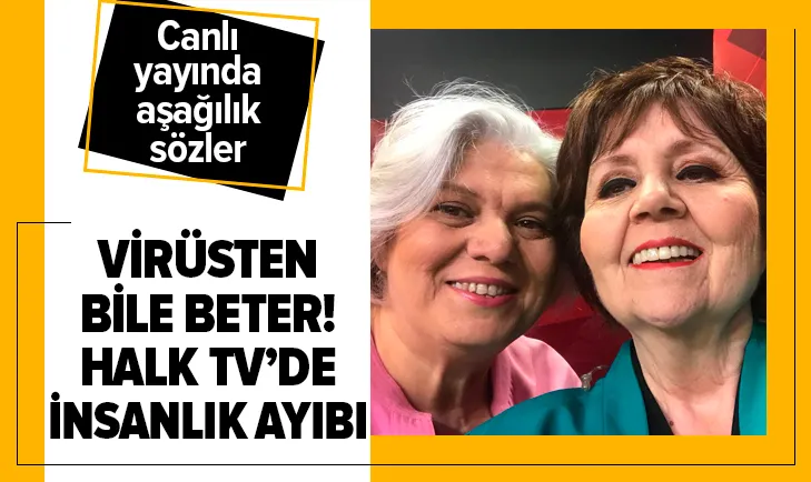 Halk TV'de insanlık ayıbı! Şeyda Taluk'tan aşağılık sözler