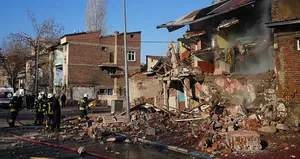 Erzurum’da doğal gaz patlaması