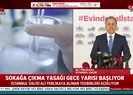 İstanbul Valisi Yerlikayadan sokağa çıkma yasağı açıklaması